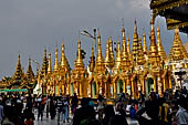 Yangon Myanmar. Shwedagon Pagoda (the Golden Stupa).  